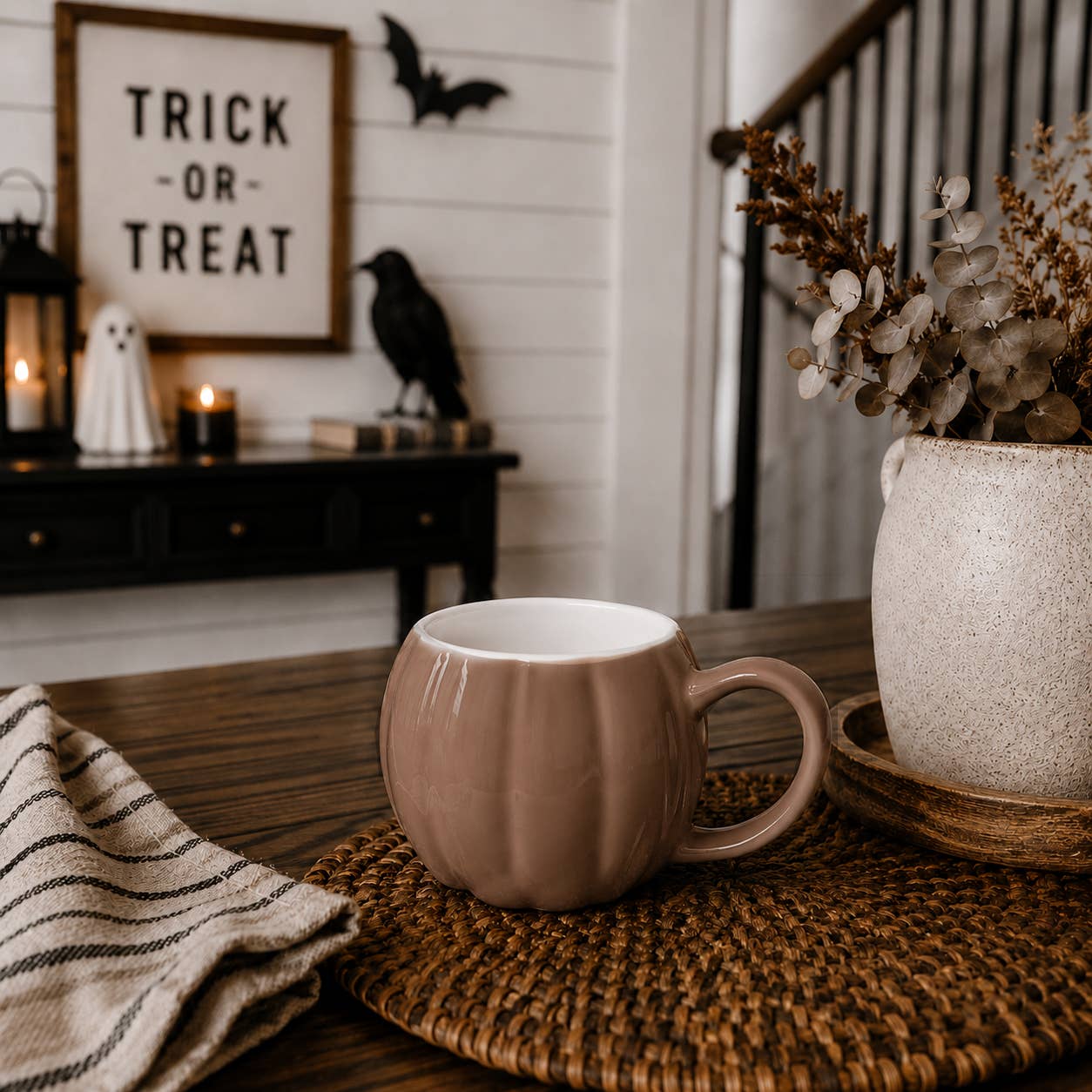 Pumpkin Coffee Mug 17oz | Brown