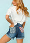 Lady Liberty Denim Shorts