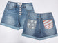 Lady Liberty Denim Shorts