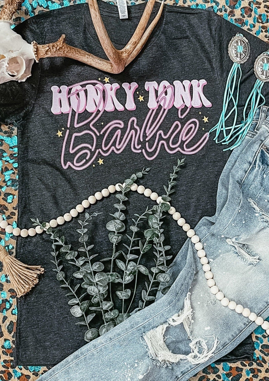 Honky Tonk Barbie Graphic Tee - Our Little Secret Boutique