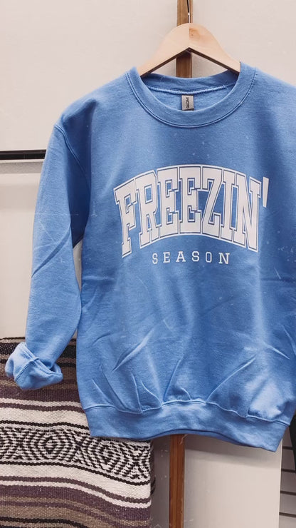 Freezin' Season Sweatshirt | Carolina Blue