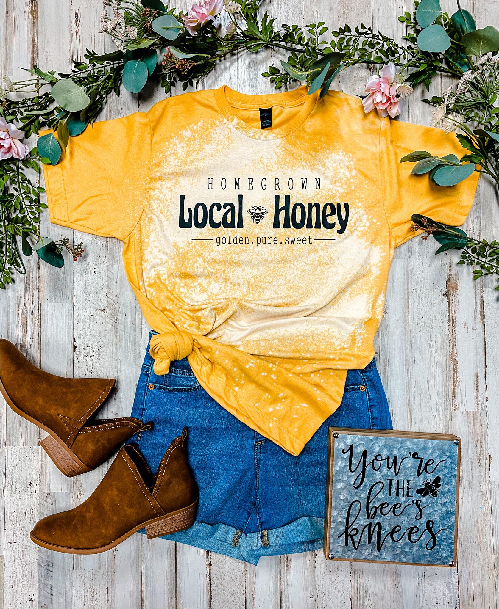 Local Honey Tee (Distressed) - Our Little Secret Boutique