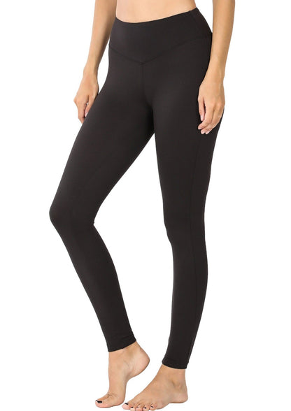 Tori Wide Band Leggings | Black
