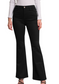 Tyler High Rise Boot Cut Denim Pants | Black
