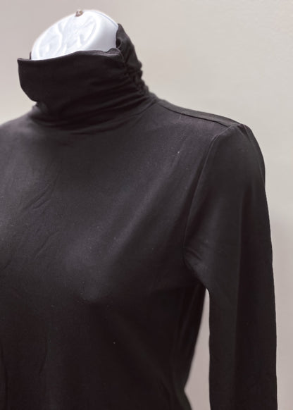 Kelly Mock Neck Long Sleeve | Black