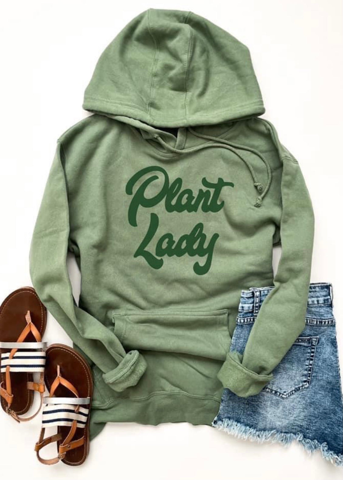Plant Lady Fleece Hoodie - Our Little Secret Boutique